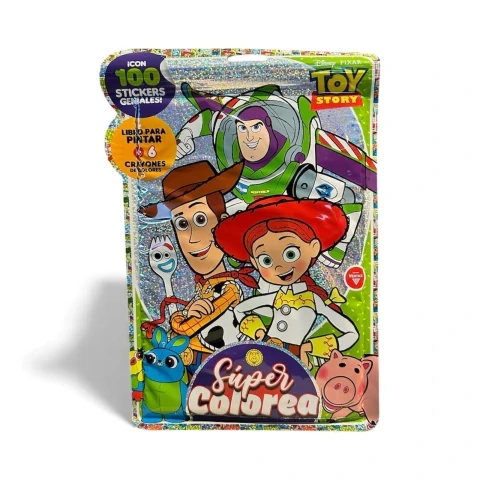 SUPER COLOREA + LIBRO PINTAR N*6 TOY STORY